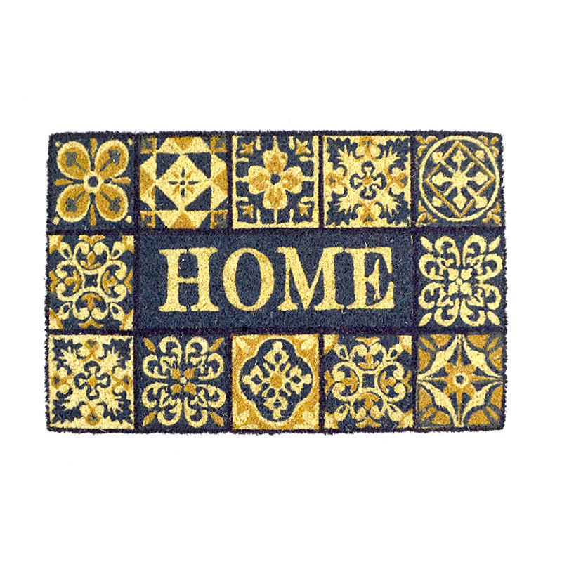 Home Navy Tile Doormat