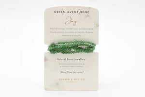 Bracelet - Wrap Green Aventurine Joy