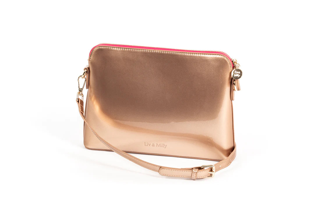 Ravello Cross Body Bag Rose Gold