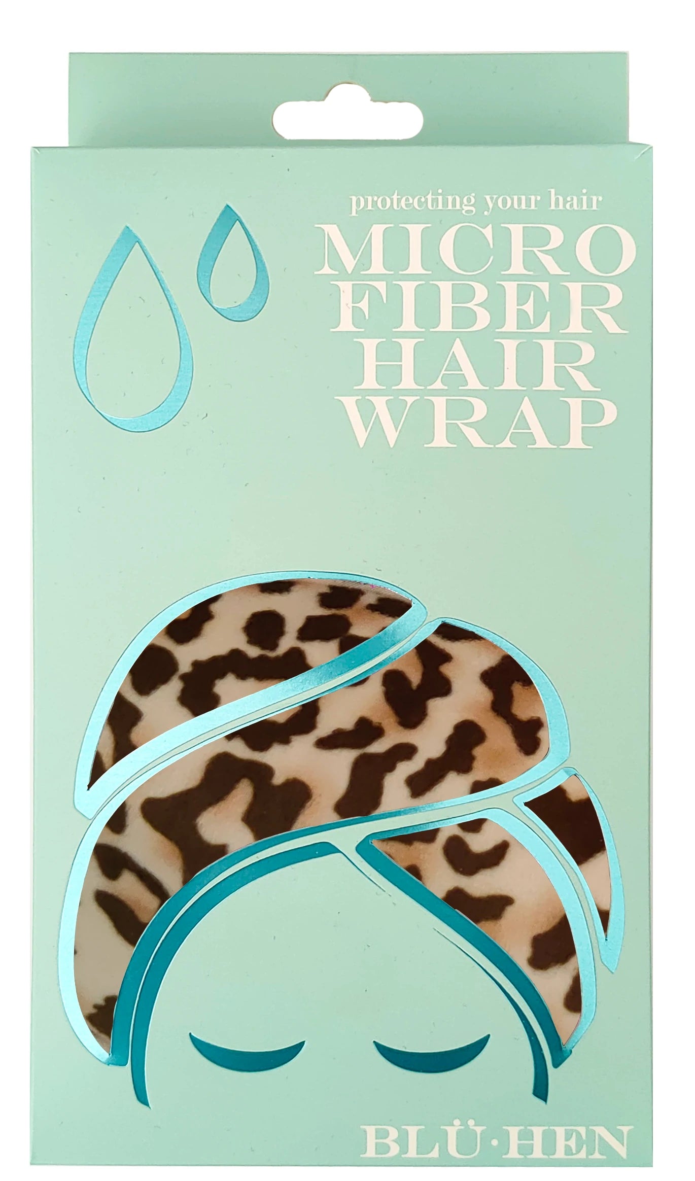 Leopard Print Hair Wrap
