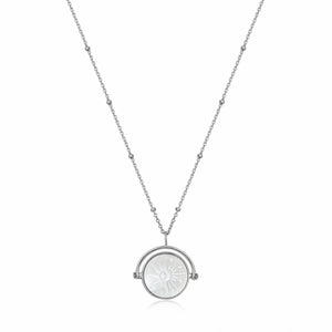 Necklace -Sunbeam Emblem Silver