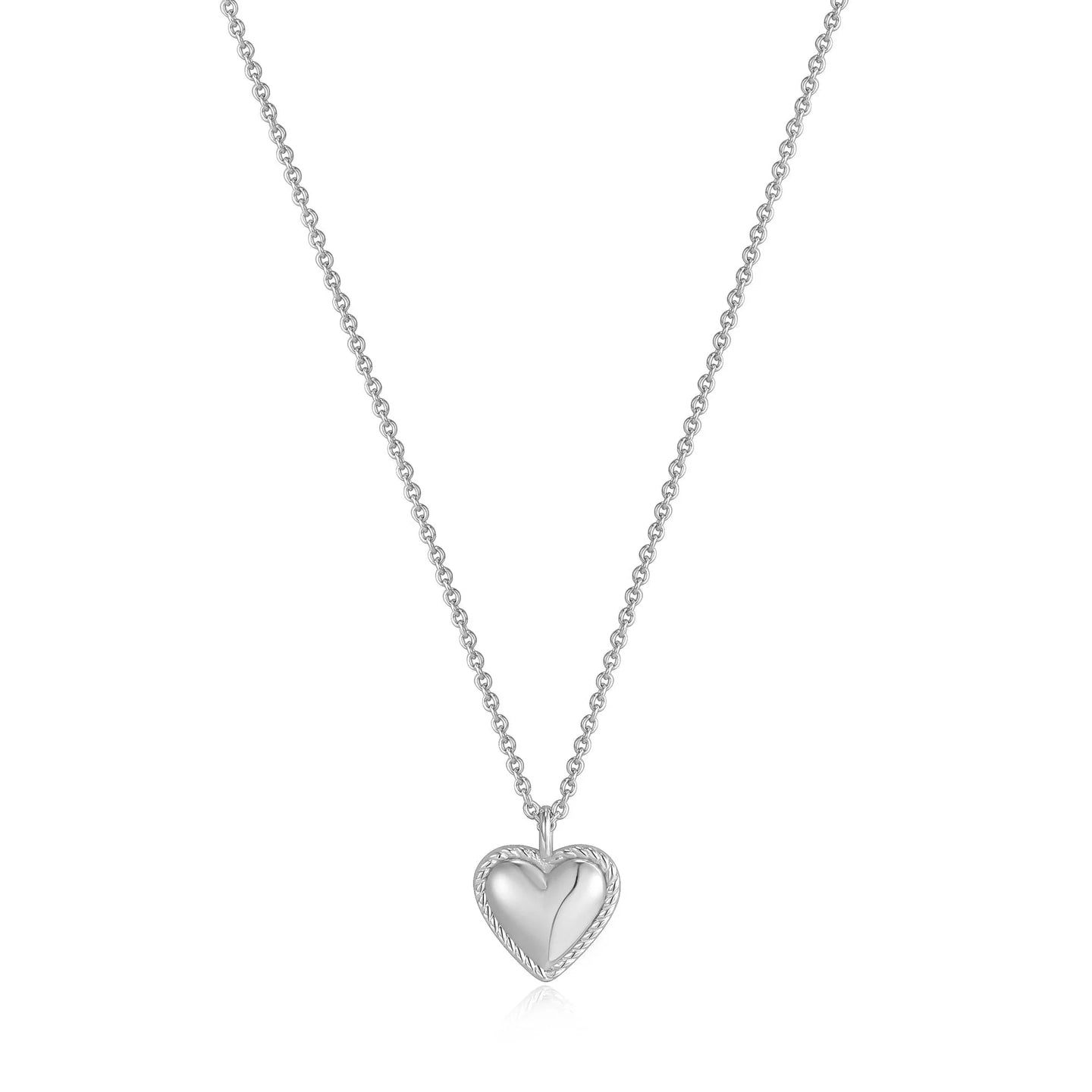 Ropes & Dreams Silver Heart Necklace