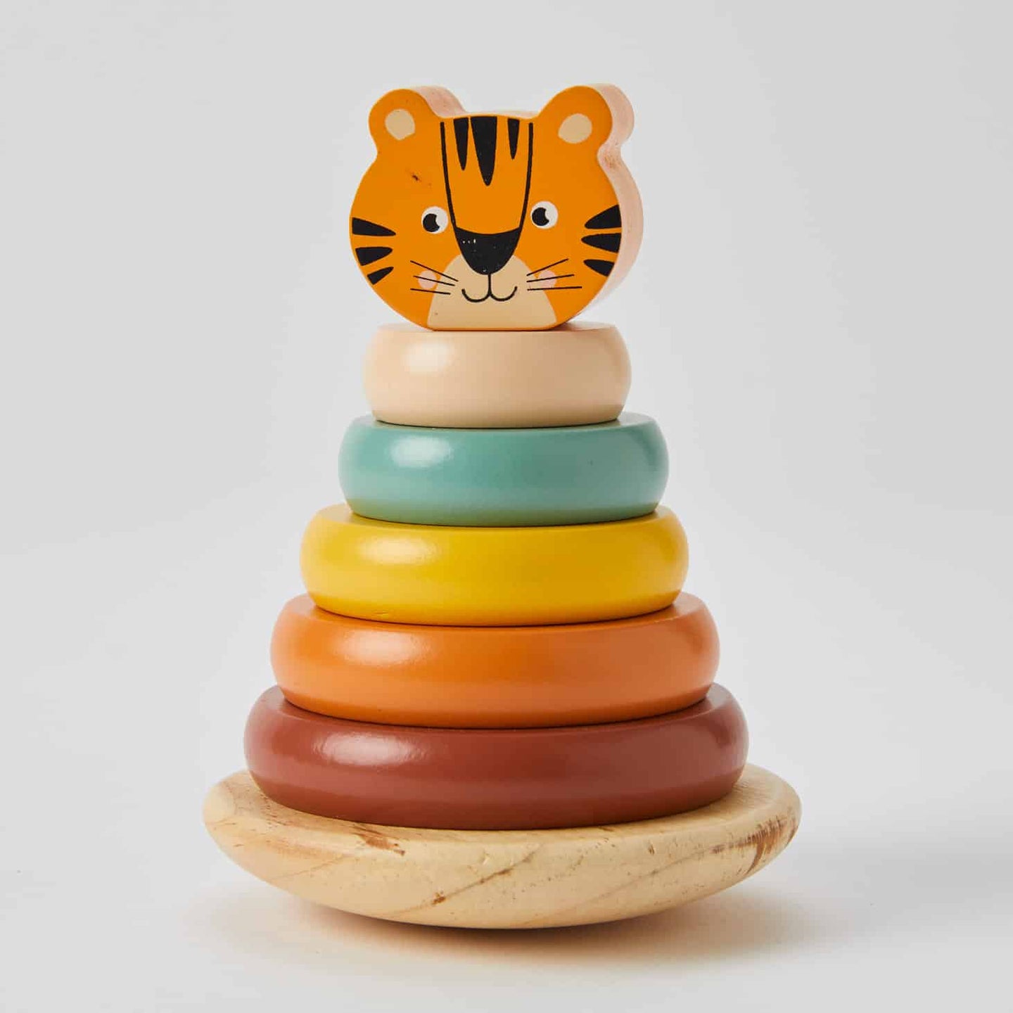 Wooden Tiger Tower Rings
