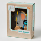 Elephant Wood Rolling Bead Coaster