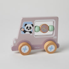 Load image into Gallery viewer, Panda Wood Activity Car
