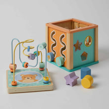 Load image into Gallery viewer, Wooden Activity Cubes
