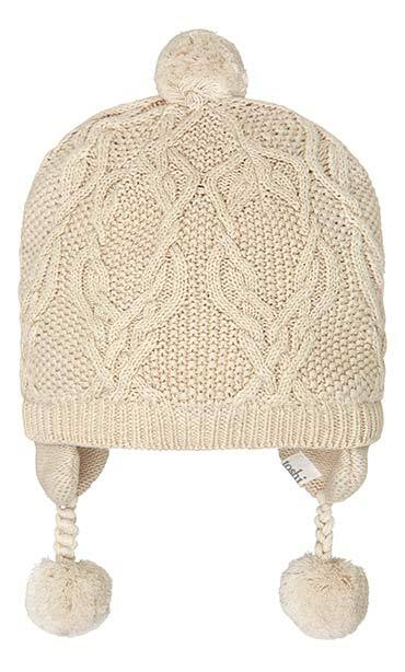 Fantasy Oatmeal Organic Earmuff Beanie