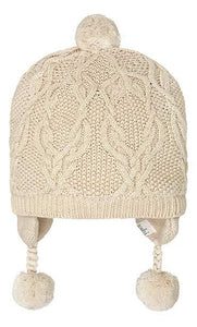 Fantasy Oatmeal Organic Earmuff Beanie
