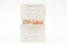 Load image into Gallery viewer, Bracelet - Wrap Orange Jasper Positivity
