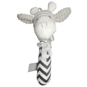 Giraffe Grey Pattern Stick Squeaker