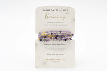 Load image into Gallery viewer, Bracelet - Wrap Rainbow Fluorite Harmony
