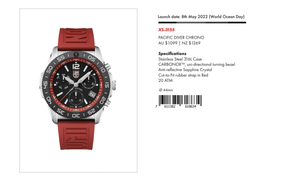 Pacific Diver Chronograph Men's Watch