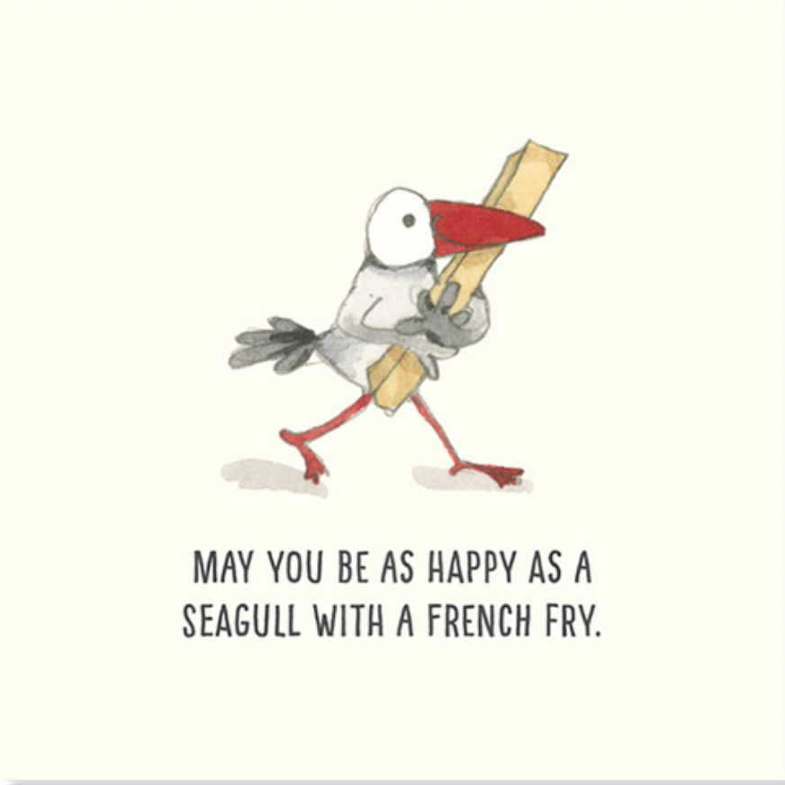 Twigseed Card - Happy As A Seagull Friendship Card
