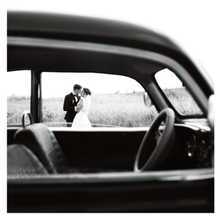 Load image into Gallery viewer, Card - Newlywed Couple In Car Window
