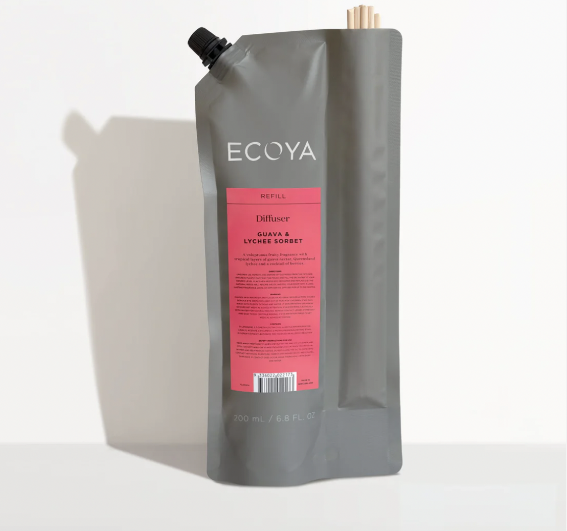 Ecoya Diffuser Refill - Guava & Lychee Sorbet