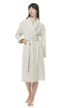 Load image into Gallery viewer, Gingerlilly Luxury Plush Robe Grey  LENORE Size S
