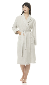 Gingerlilly Luxury Plush Robe Grey  LENORE Size S