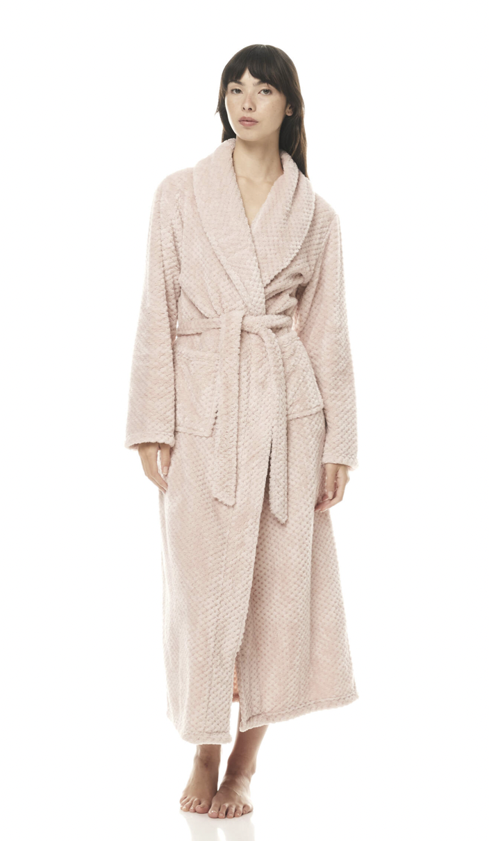 Gingerlilly Luxury Plush Robe Pink  ENID Size  S