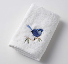 Load image into Gallery viewer, Blue Wren Face Washer
