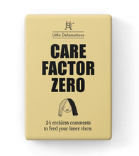 Load image into Gallery viewer, Little Defamations-care Factor Zero-24pk Cards
