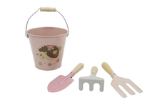 Load image into Gallery viewer, Calm &amp; Breezy Kids Garden Tool 4pcs Set Pink
