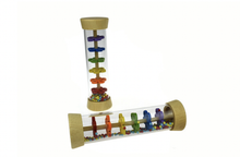 Load image into Gallery viewer, Wooden Rainmaker Rattle In Clear Tube

