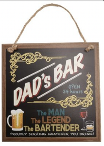 Home Vintage Sign -Dad's Bar Sign