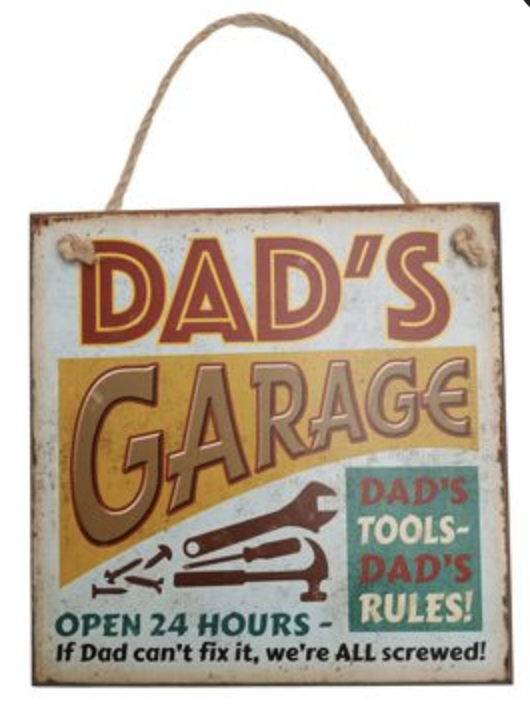 Home Vintage Sign - Dad's Garage