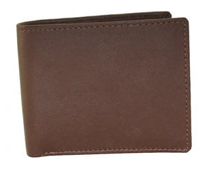 Mens Leather Wallet - Brown