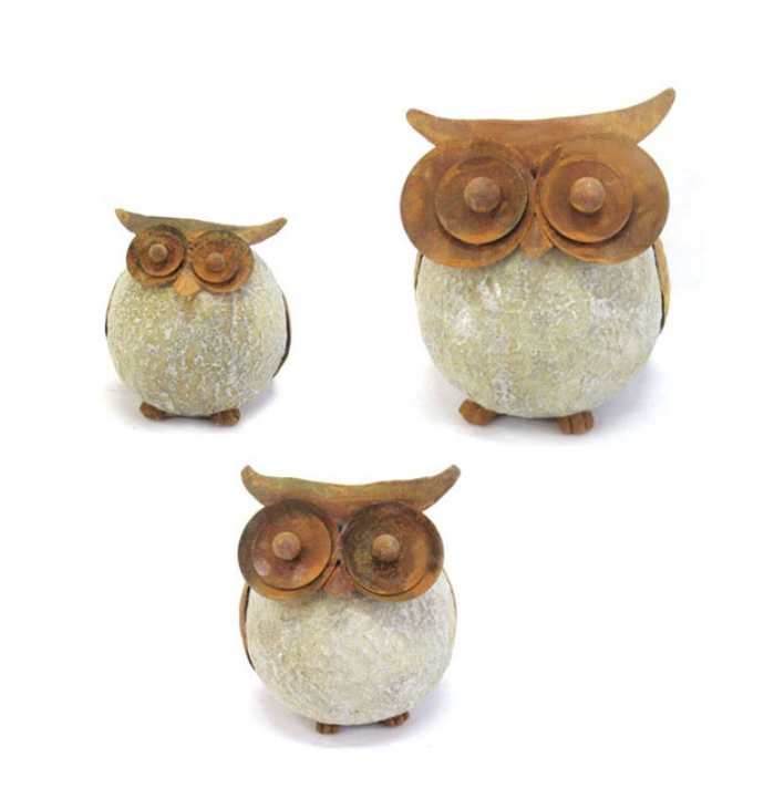 Owl - Round Resin