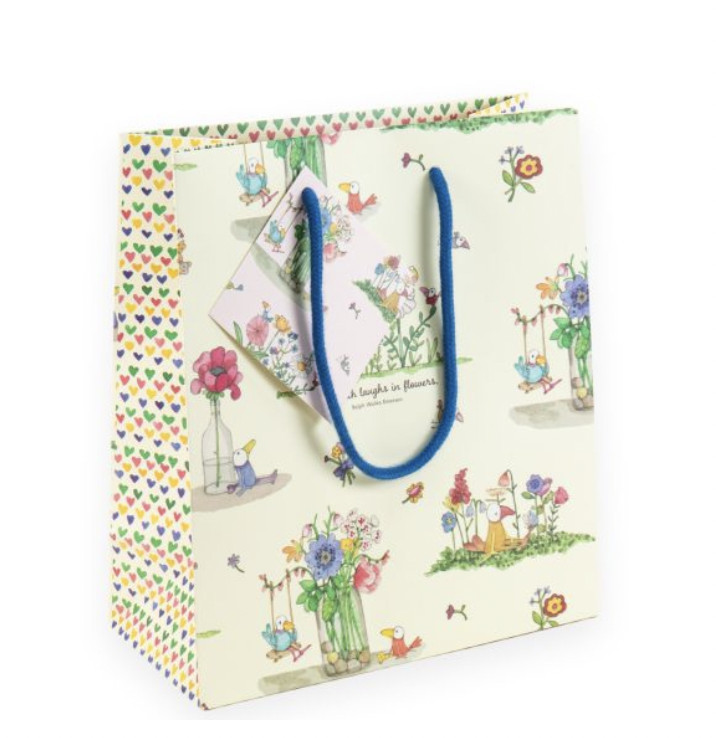 Twigseeds Earth Laughs Flowers Gift Bag - Medium