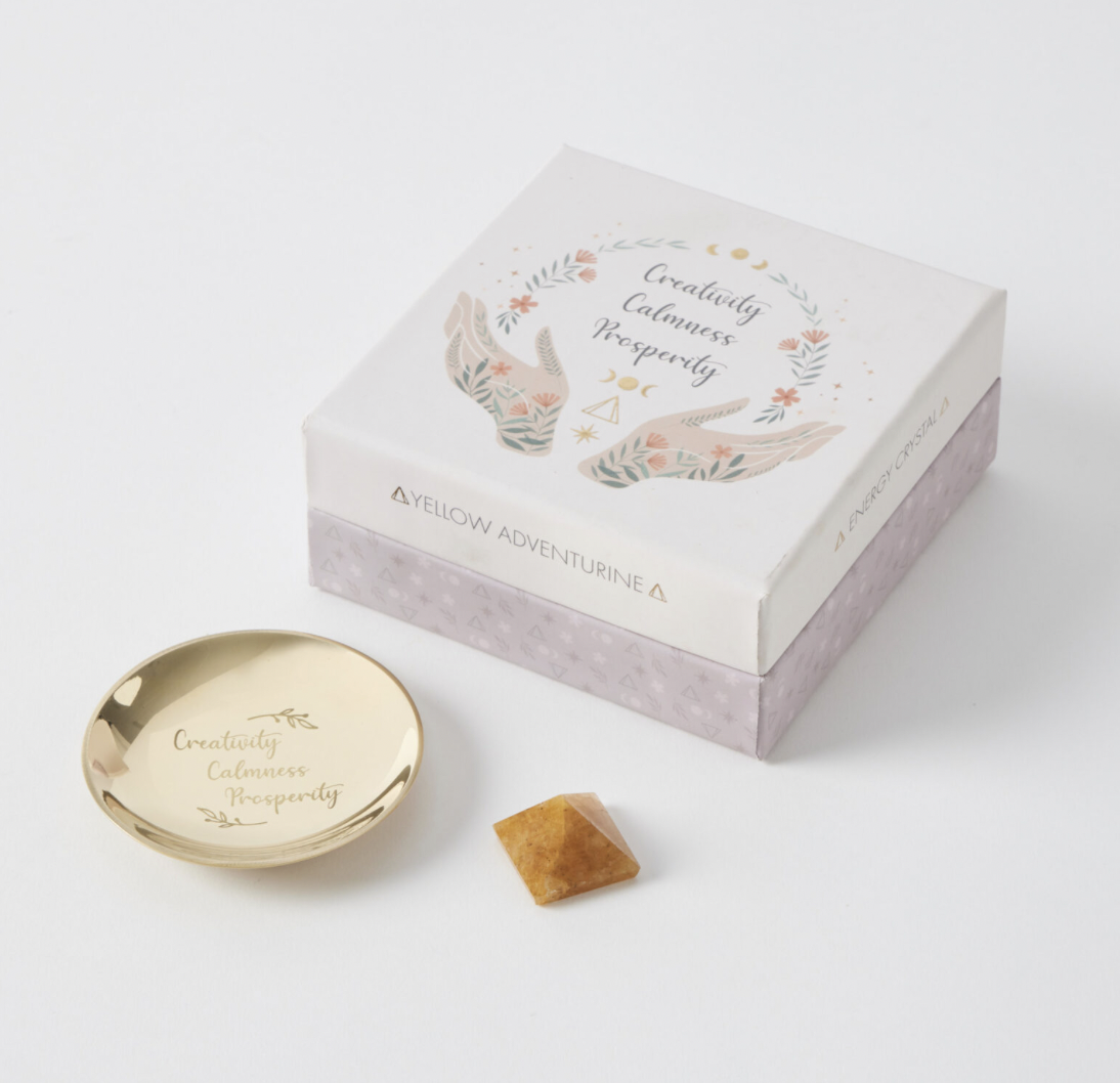 Energy Crystal Gift Set - Yellow Aventurine