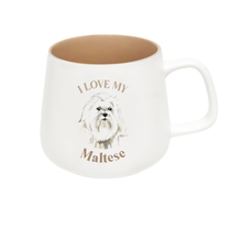 Load image into Gallery viewer, I Love My Maltese Mug
