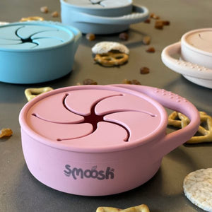Smoosh Pink Snack Cup With Lid