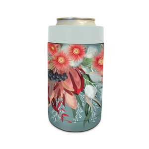 Stainless Steal Coldie Cooler - Festive Bouquet
