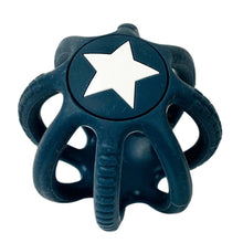Load image into Gallery viewer, Silicone Ball Teether - Navy Blue
