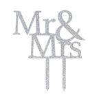 Mr & Mrs Wedding Cake Topper