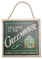 Home Vintage Greenhouse Sign