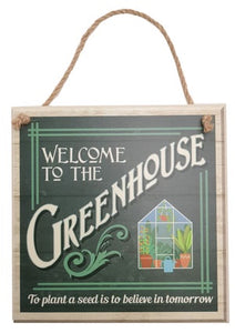 Home Vintage Greenhouse Sign