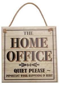 Home Vintage Home Office Sign