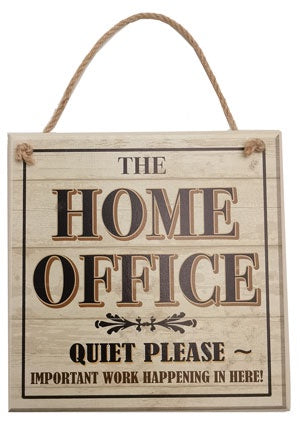 Home Vintage Home Office Sign