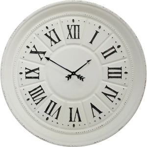 Metal Clock Orlo - White
