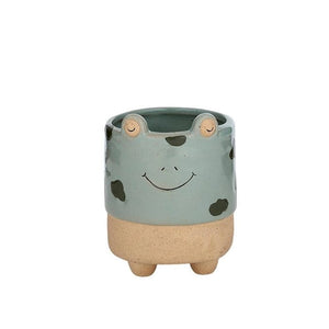 Kermit Frog Ceramic Pot - Medium