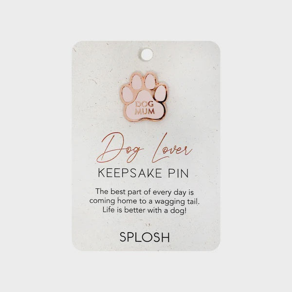 Keepsake Pin Dog Lover