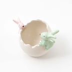 Easter Bunny Bowl Green And Pink