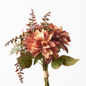 Dahlia Mix Bouquet - Dusty Pink Peach