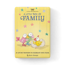 Load image into Gallery viewer, A Little Box Of Family Twigseeds 24 Affirmations Cards
