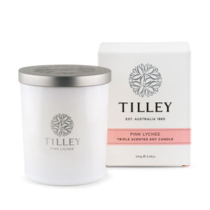 Tilley Pink Lychee Soy Candle