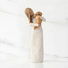 Load image into Gallery viewer, Willow Tree - Adorable You (golden Dog)
