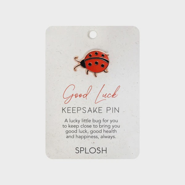 Keepsake Pin Good Luck